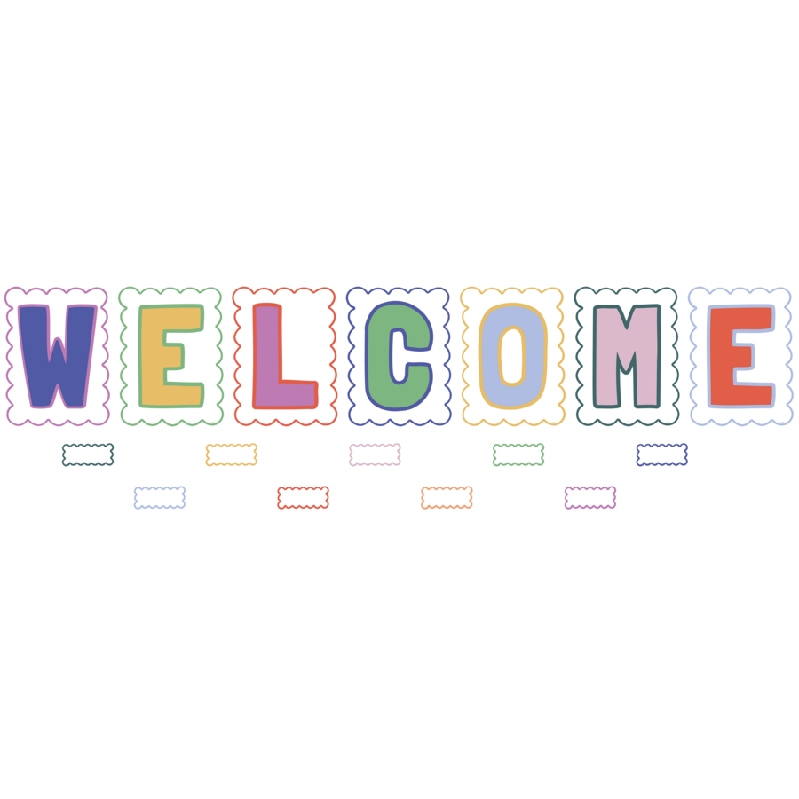 Color Crush Welcome Bulletin Board Set