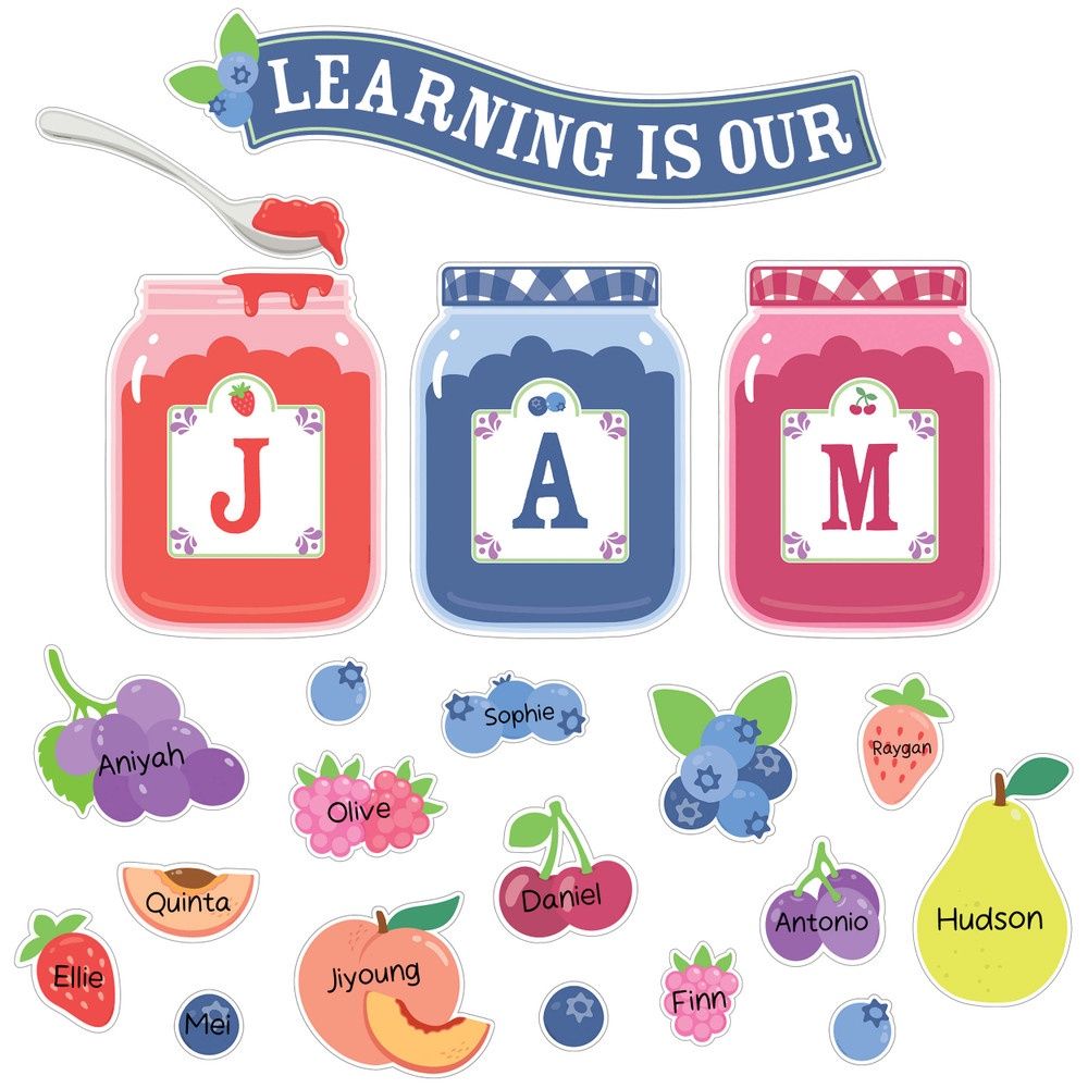 Learning Is Our Jam Bulletin Board Set