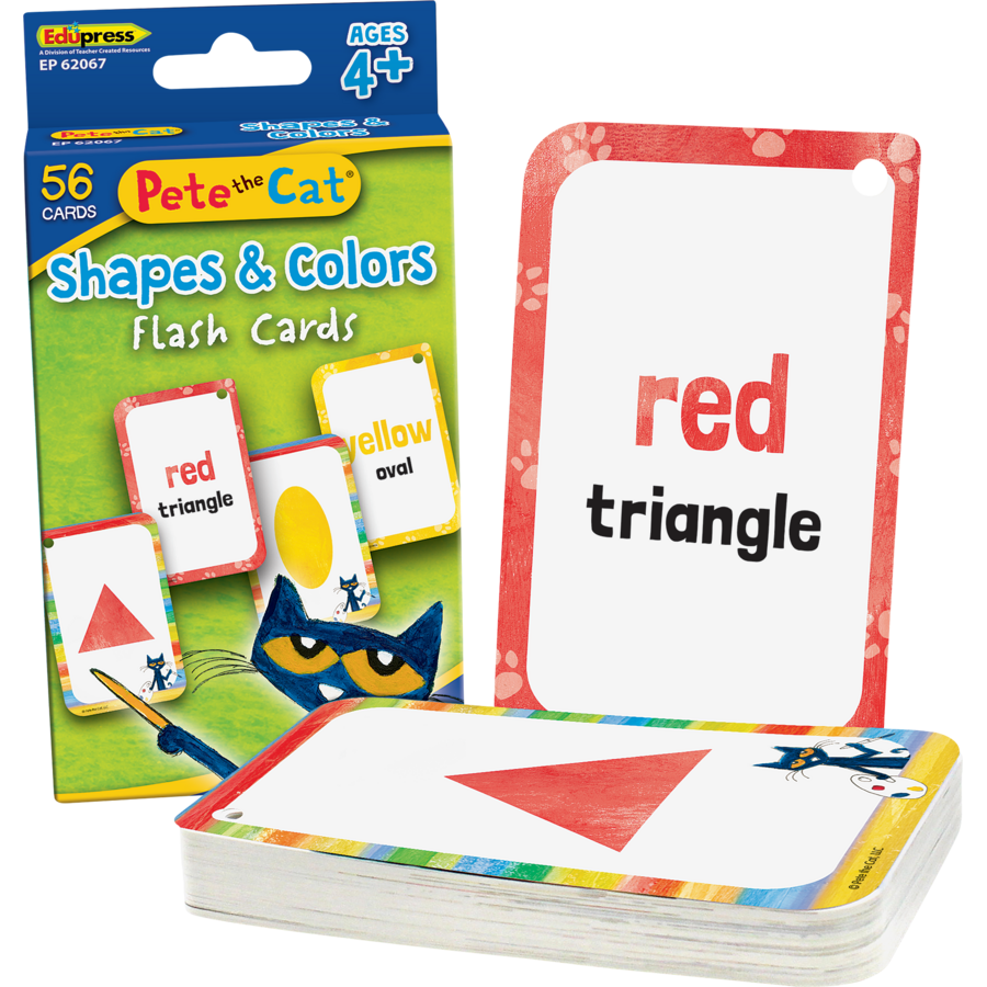 Pete the Cat® Shapes &amp; Colors Flash Cards