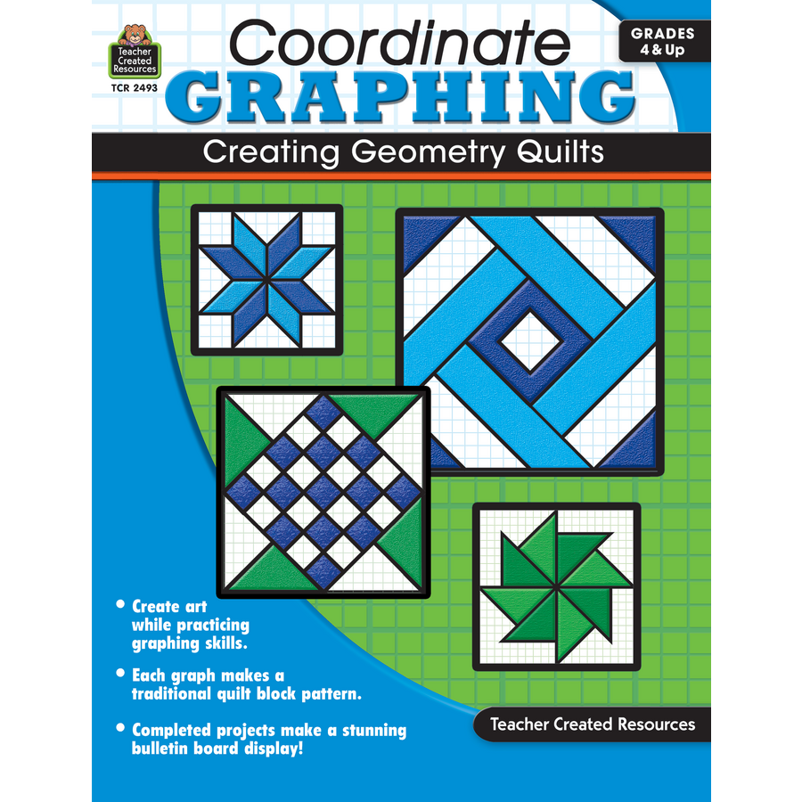 Coordinate Graphing: Creating Geometry Quilts Grd 4 &amp; Up