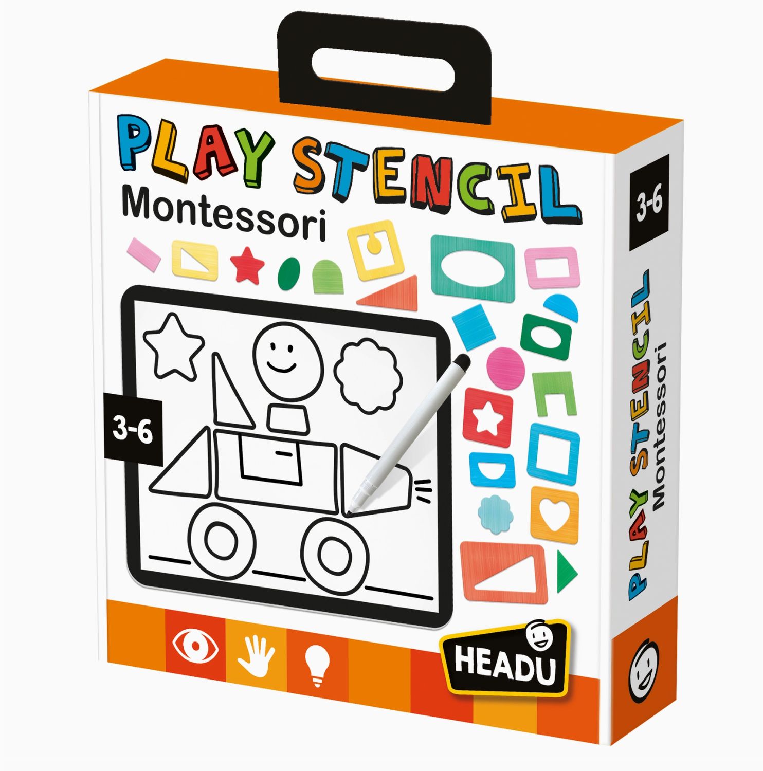 Stencil Montessori Toy