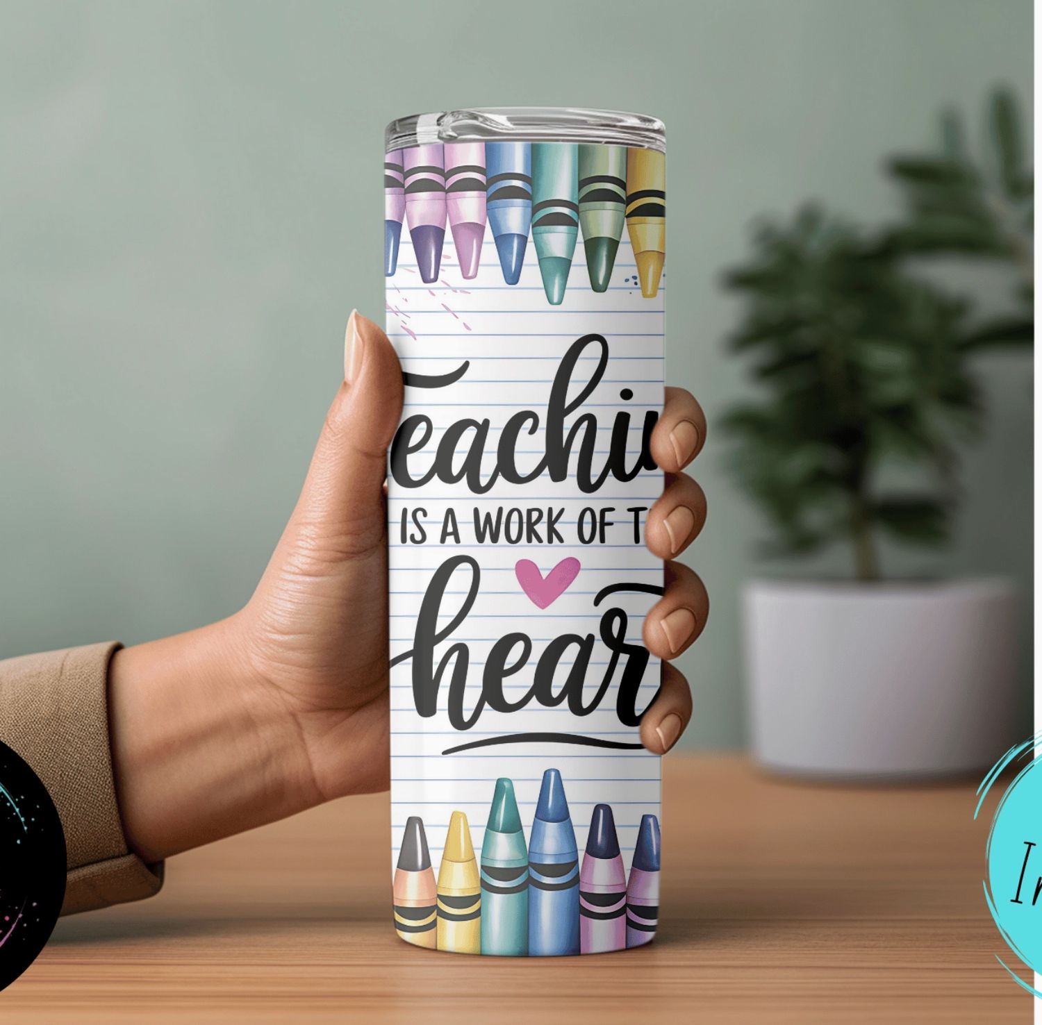 Difference Maker Teacher Skinny Tumbler 20oz