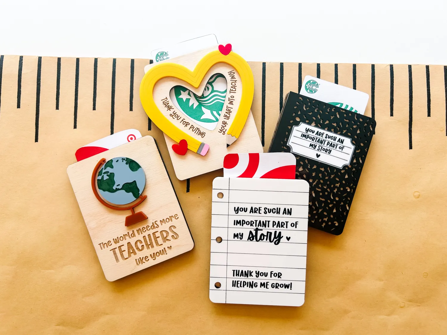 Teacher Gift Card Holder