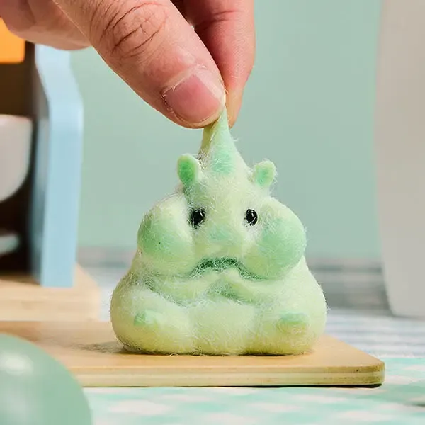 Squeezesquad Taba Deluxe Premium Silicone Squishy Fidget Toy - Green Hamster