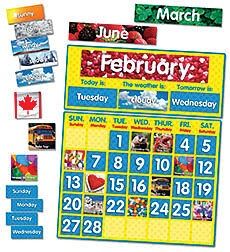 Photo Calendar Bulletin Board Set