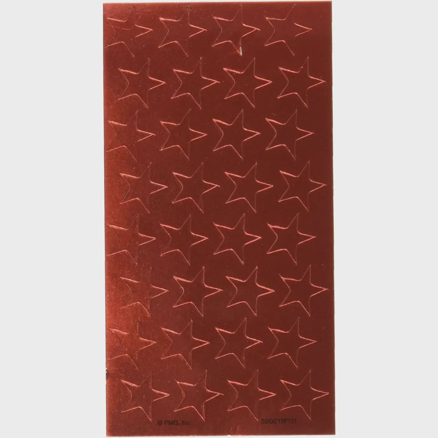 1/2" Red Foil Star Stickers (250)
