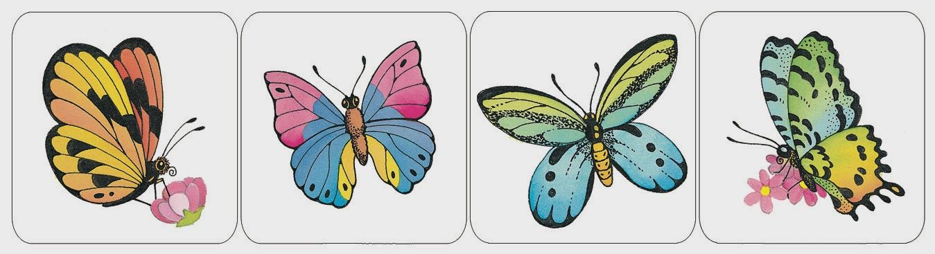 Butterfly Stickers 120 Self-Adhesive Sticker Sheets