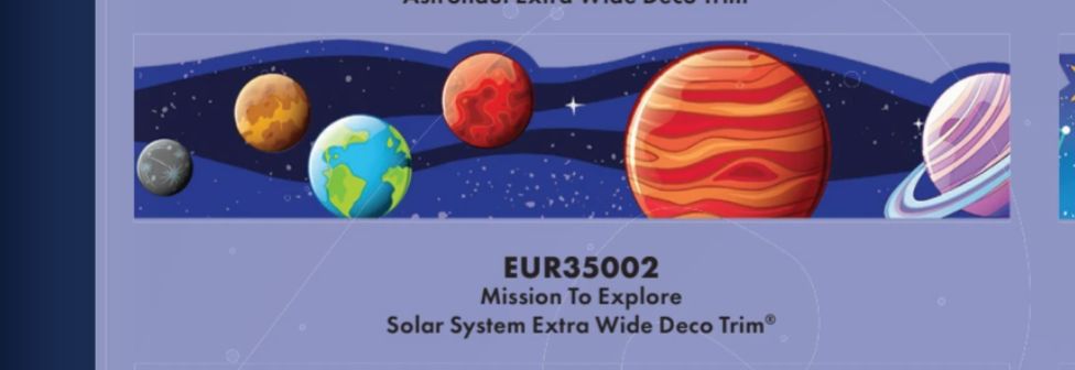 Solar System Deco Trim Mission to Explore