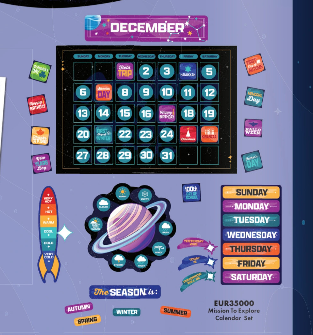 Mission to Explore Calendar Set