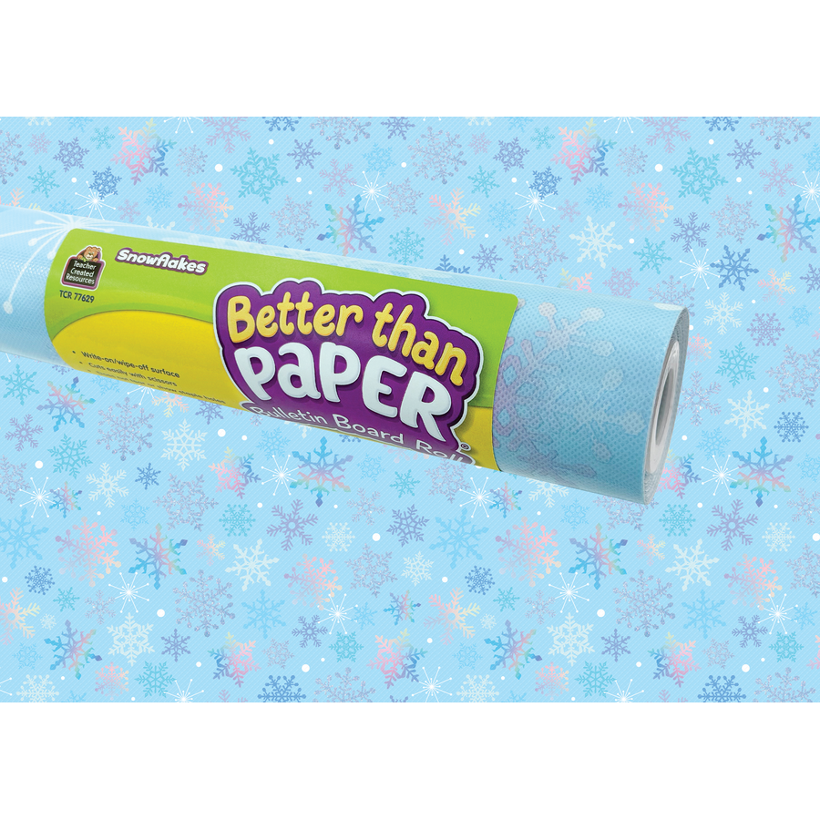 Snowflakes Better Than Paper Bulletin Board Roll