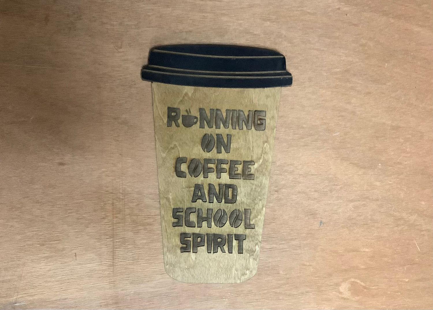 Running On Coffee/Spirit Sign
