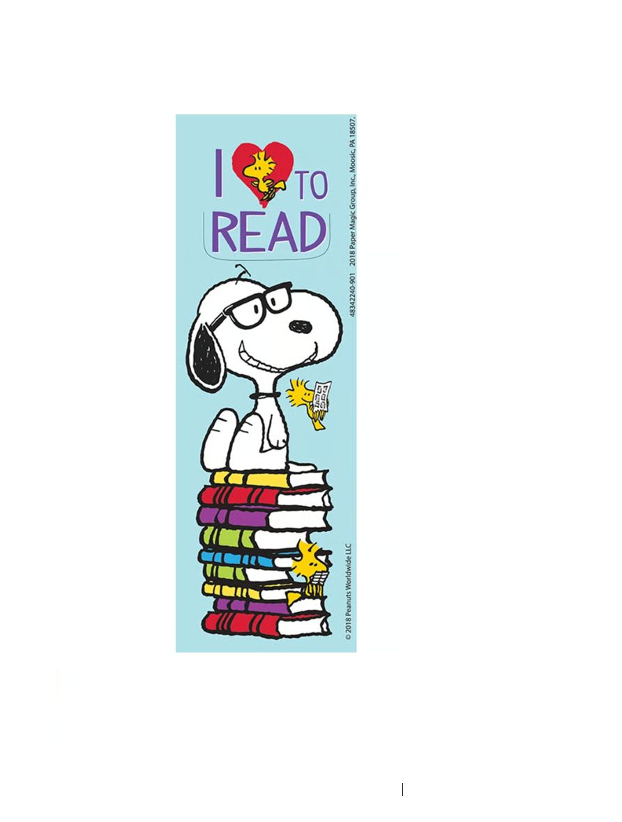 Bookmark Peanuts Reading 36pk