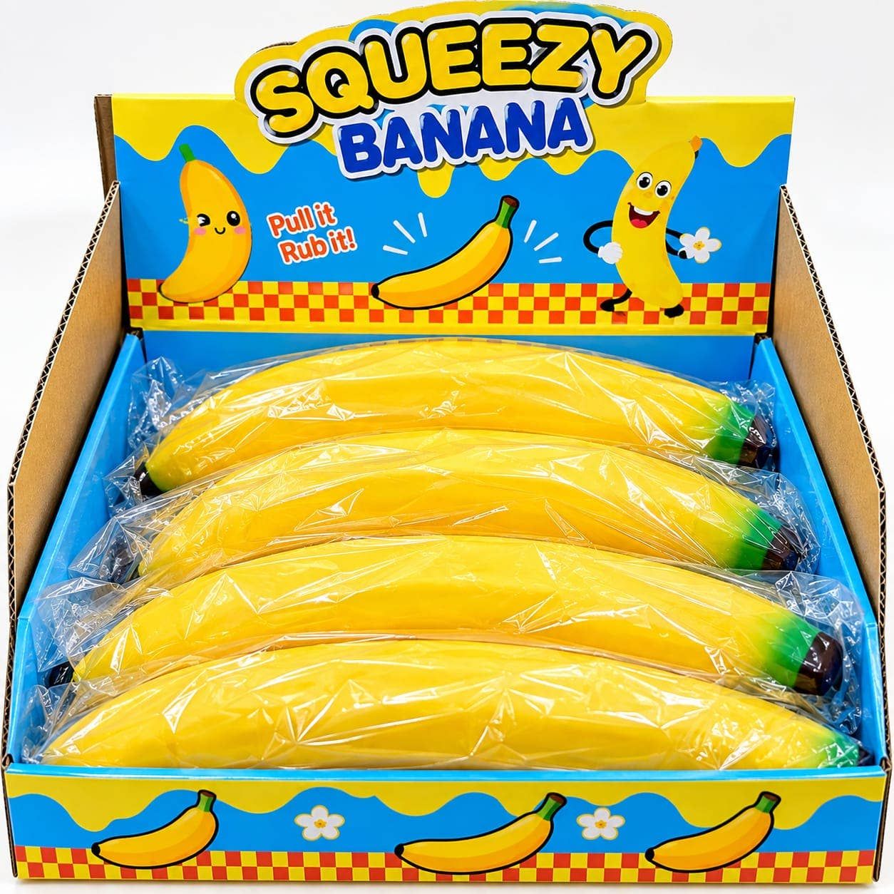 16" Ultra Jumbo Banana Squishy Fidget Toy