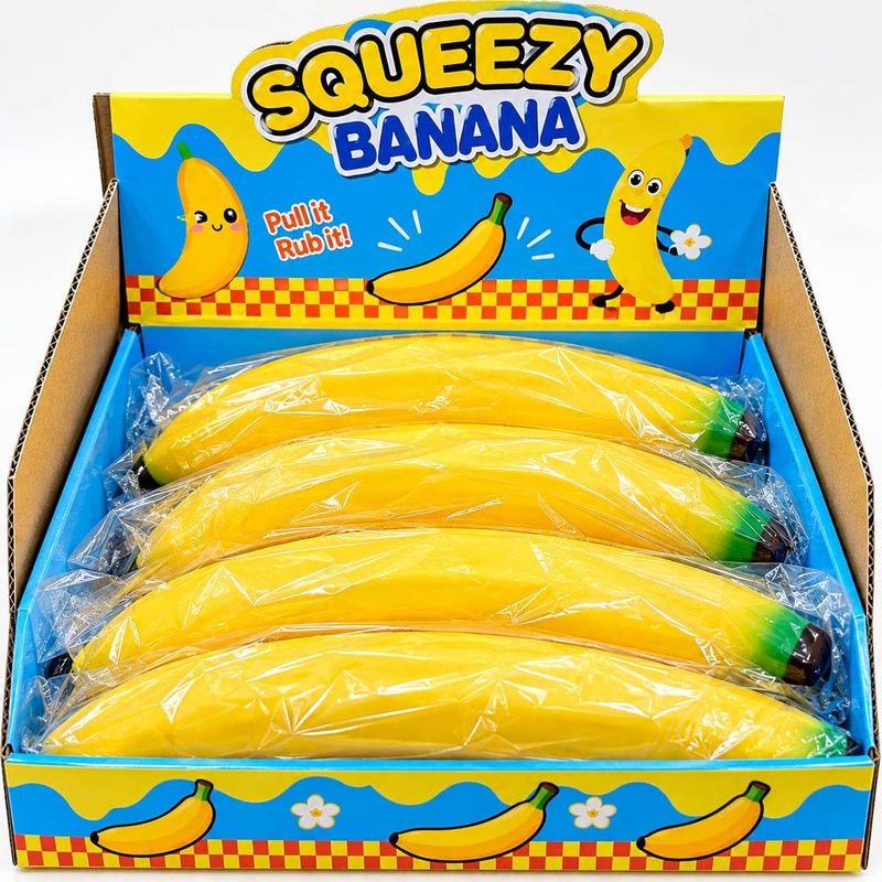 16" Ultra Jumbo Banana Squishy Fidget Toy