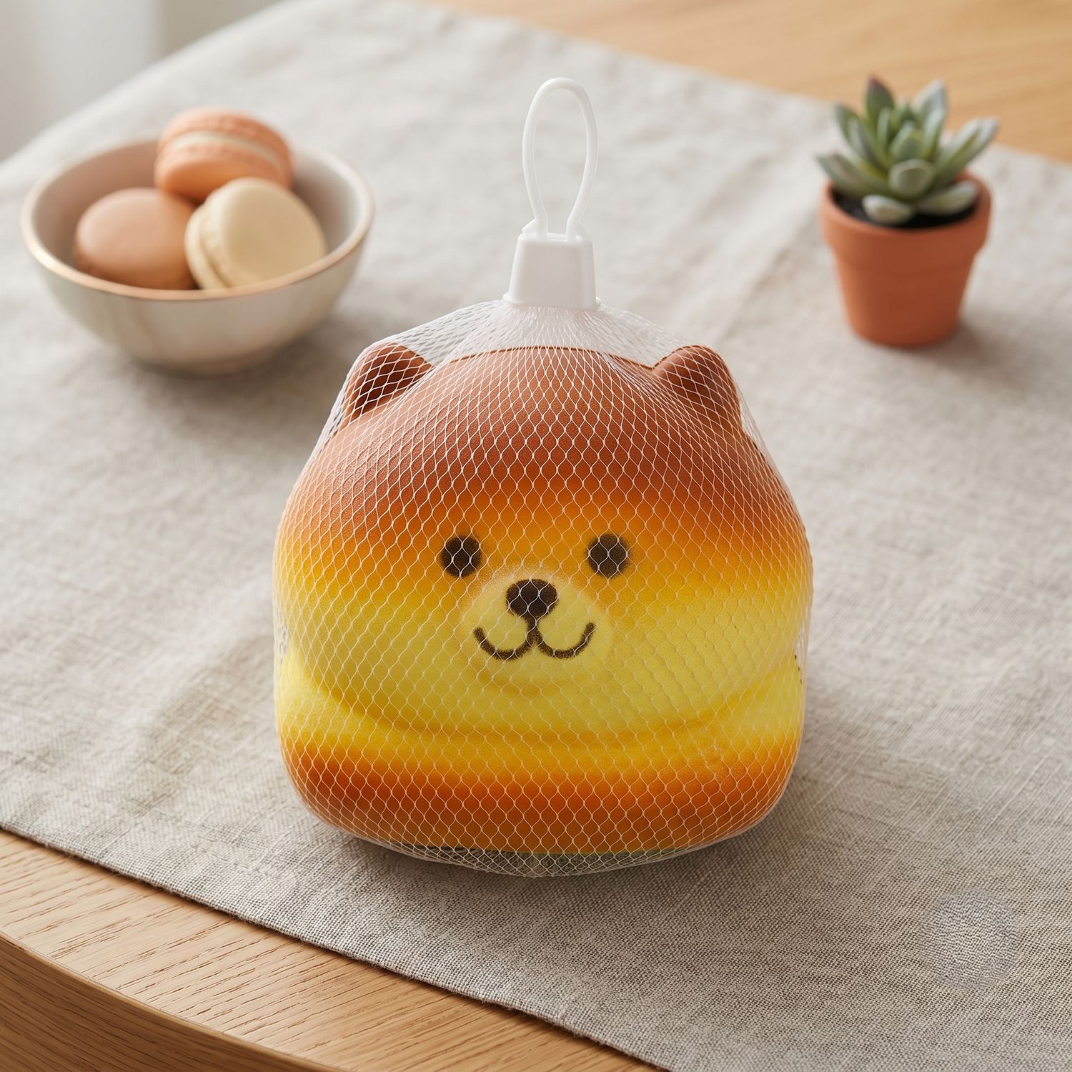 Bread Scented Slow-Rise Shiba Bread PU Squishy Fidget Toy