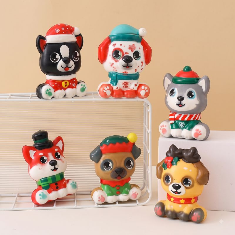 Christmas Puppy PU Squishy Fidget Toy