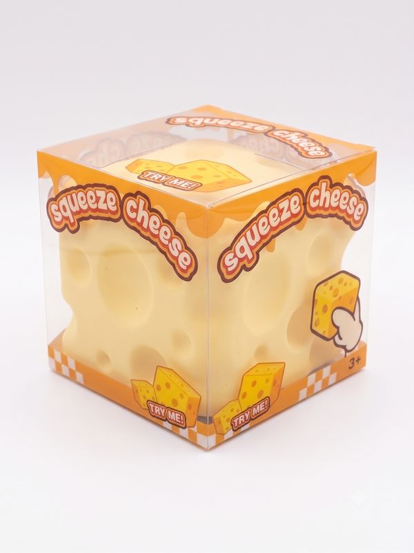Cheese Squishy Fidget Toy