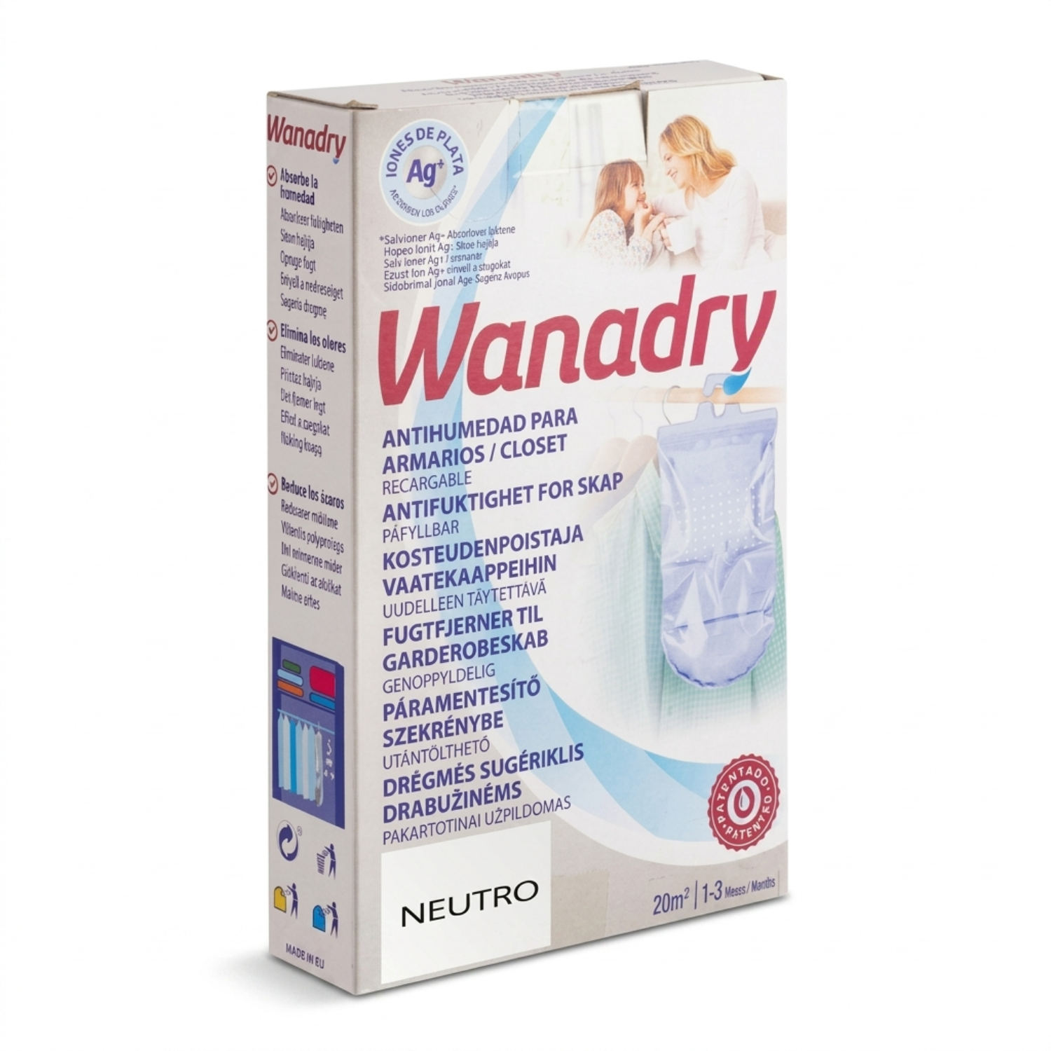 Deshumedecedor para closet WANADRY