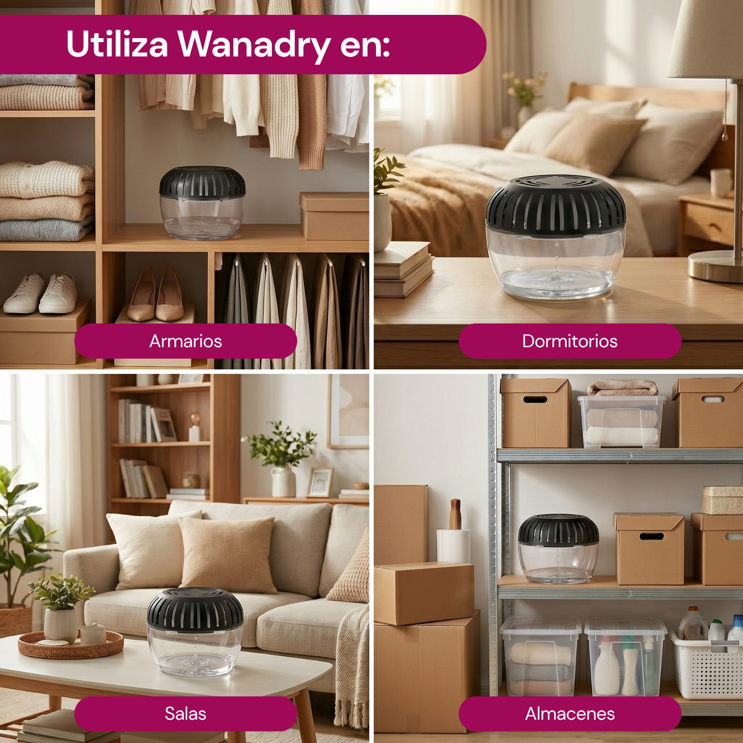 Repuesto Deshumedecedor en pastillas WANADRY