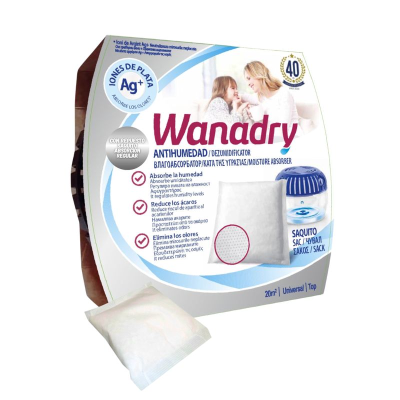 Deshumedecedor WANADRY + 1 repuesto en saquito