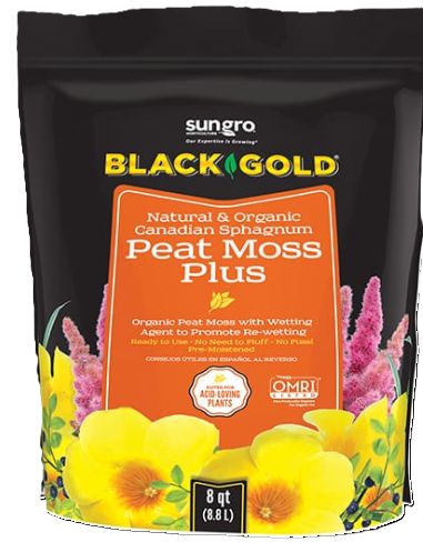 Black Gold® Canadian Sphagnum Peat Moss Plus - Organic