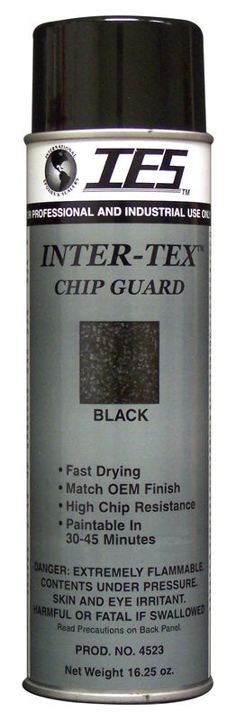 4523 - INTER-TEX CHIP GUARD, BLACK AEROSOL 16.25oz