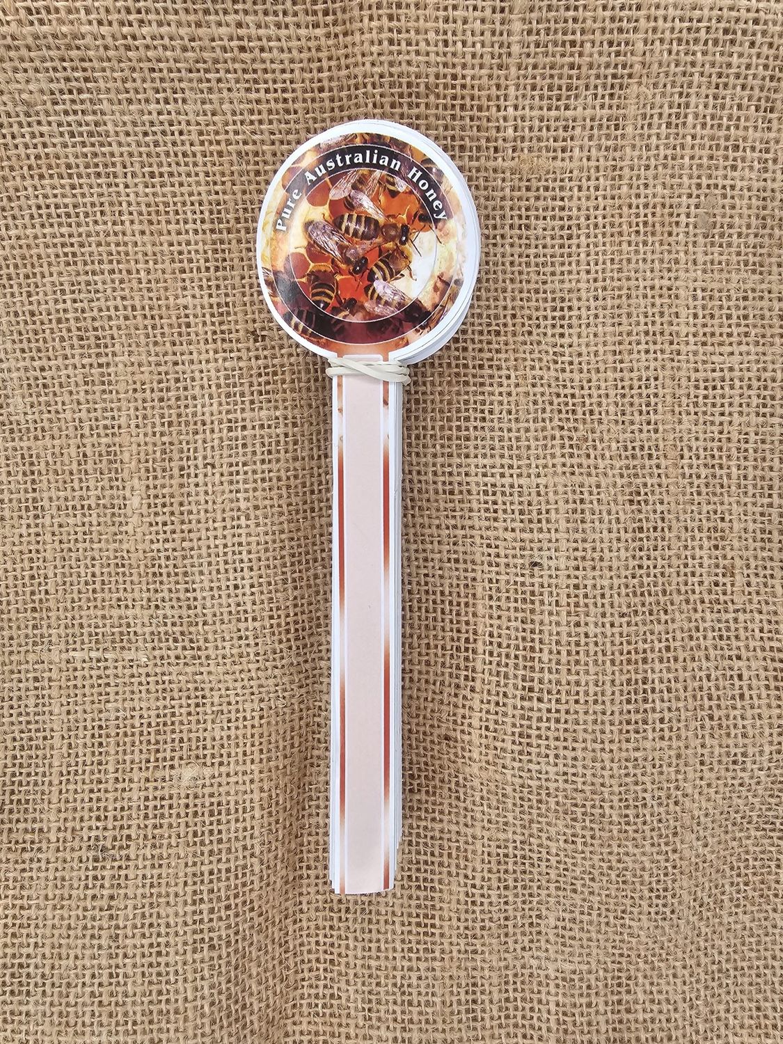 Artistic Tamper Proof Labels - NEW Designs, Design: Bees on Comb