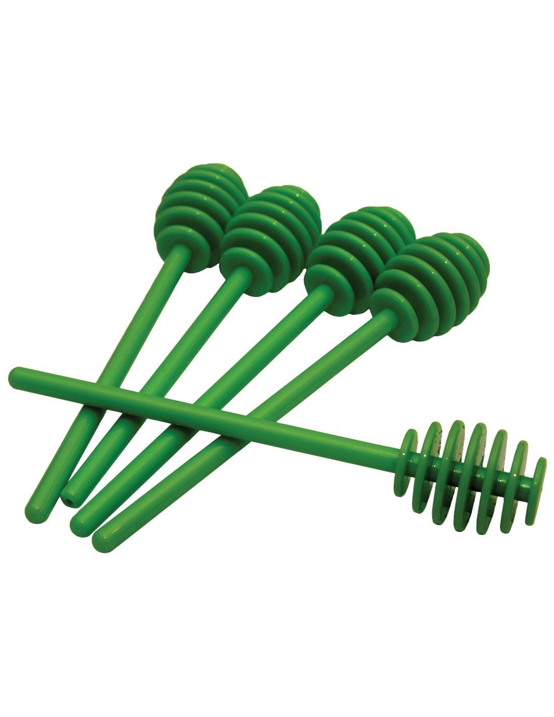 Sticks for Honey - Wooden and Plastic, Colour: Green