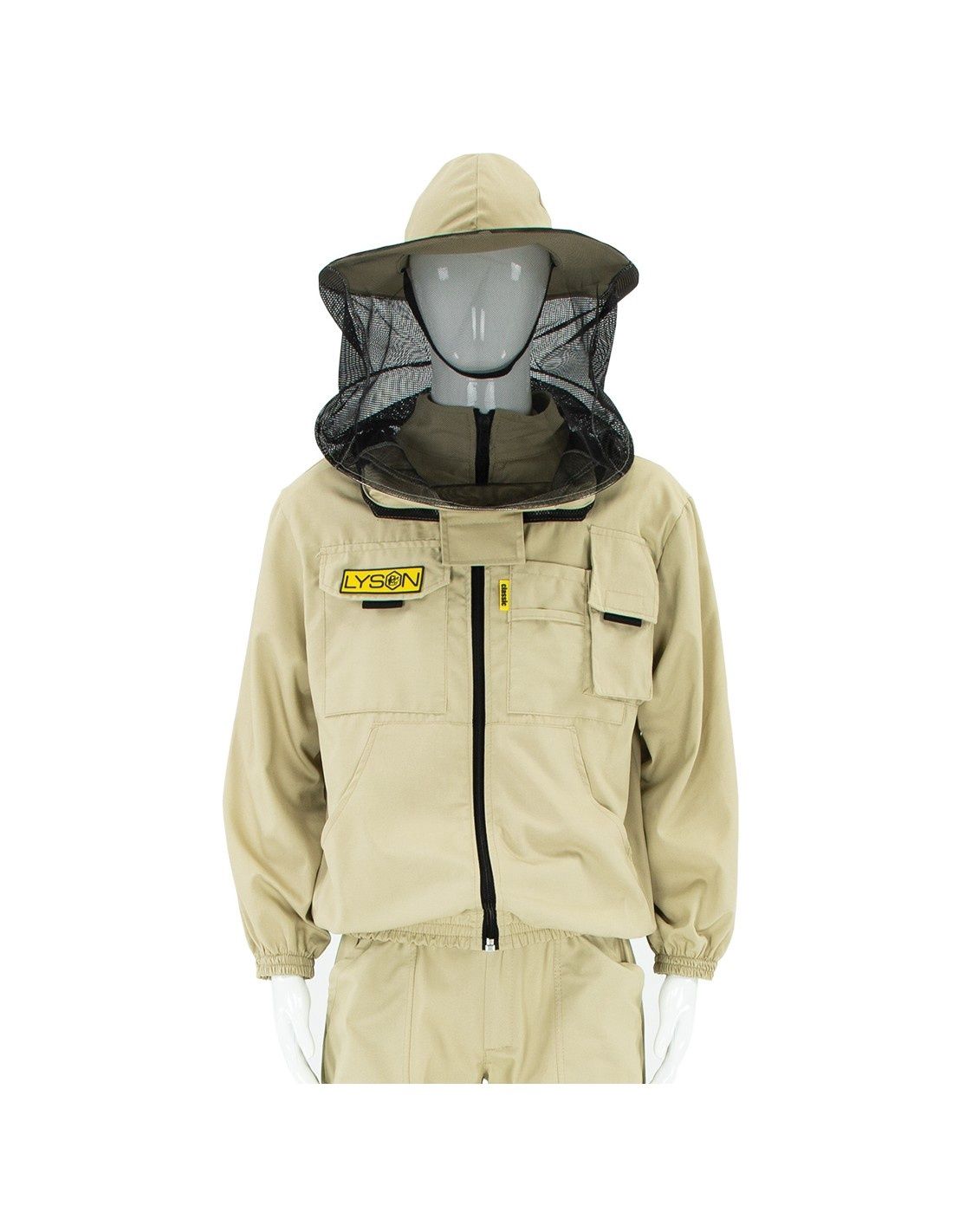 Jacket with hat (net around), with zip – CLASSIC LINE, Size: S