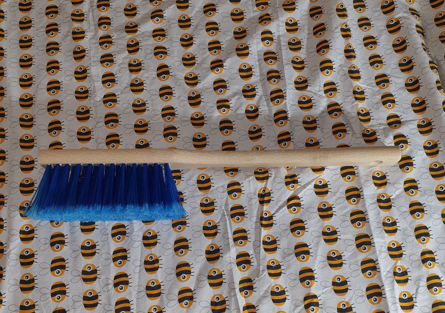A brush for cleaning and removing snow - artificial bristles