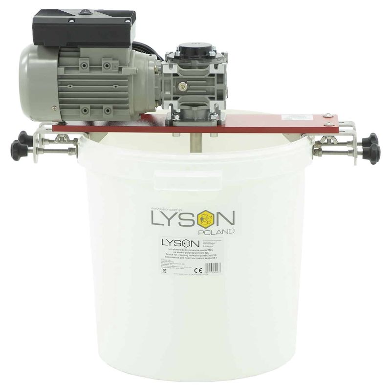 Honey creaming device, cap.33L (230V) : on plastic pail