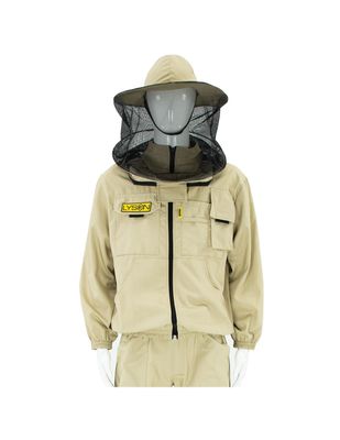 Jacket with hat (net around), with zip – CLASSIC LINE