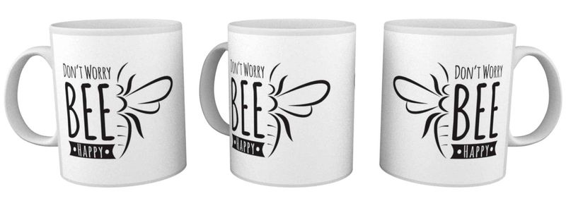 Mug - Don&#39;t Worry Bee Happy