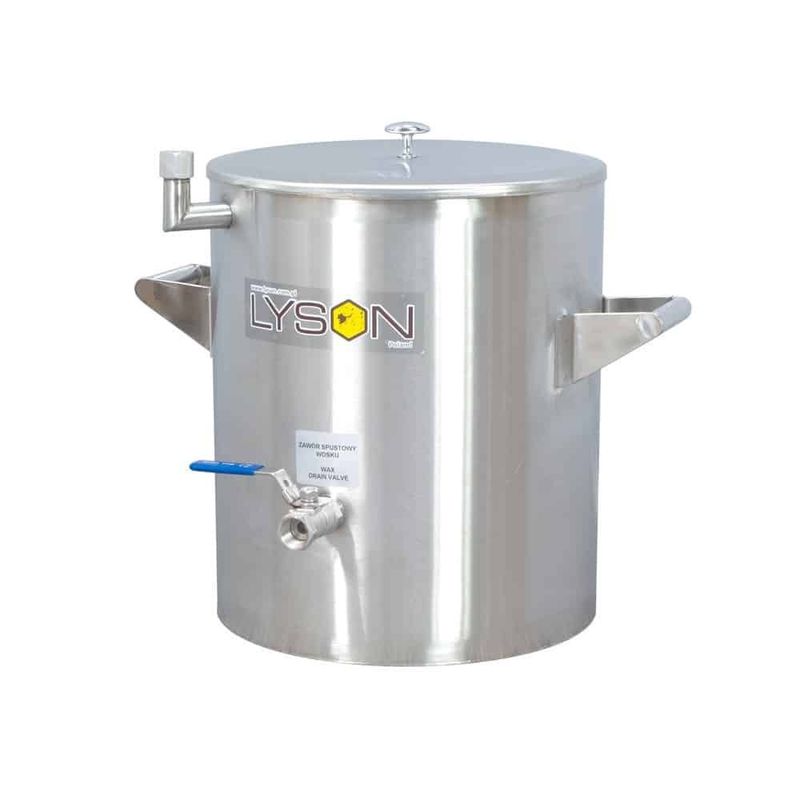 Mini wax melter, round - dedicated for candle making
