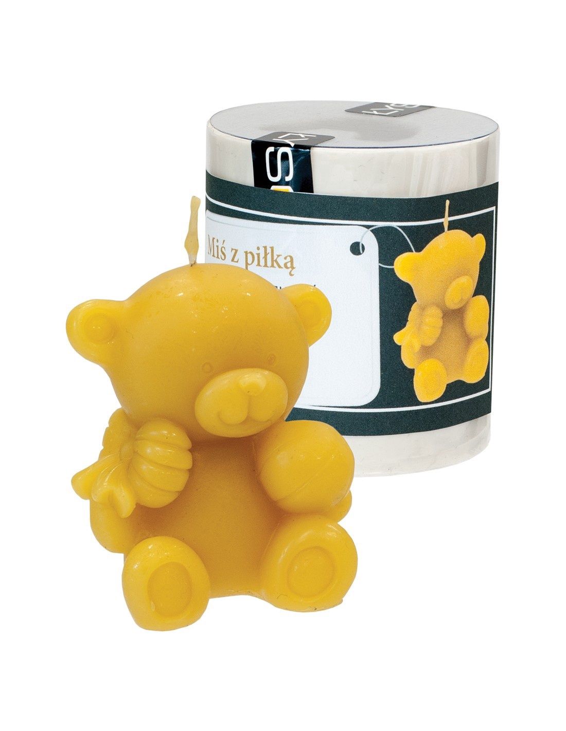 Silicon mould -  Bear with ball