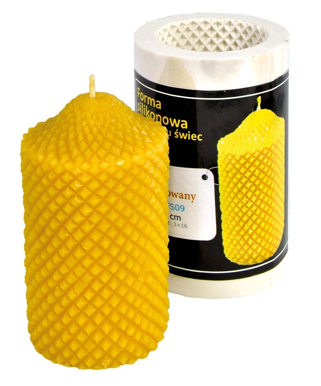 Silicone mould  - Cylinder, engraved