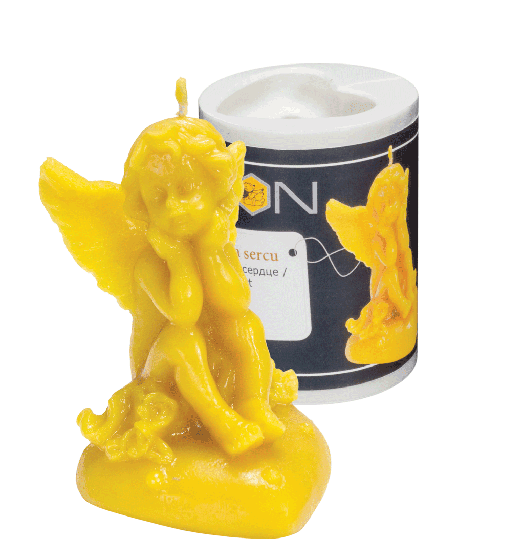 Silicone mould  - Angel on a heart