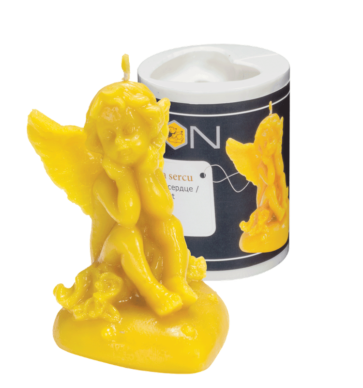 Silicone mould  - Angel on a heart