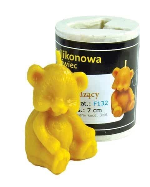 Silicone mould  - Sitting bear (H-7cm)