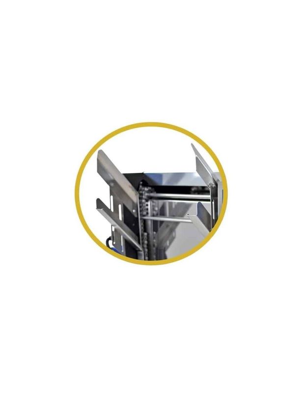 Slides for manual feed uncapping machine