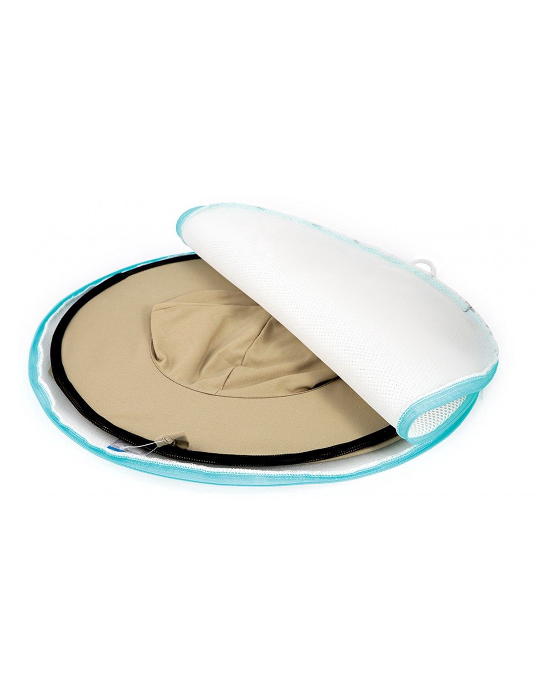 Wash Bag for Hat (Green Zipper)