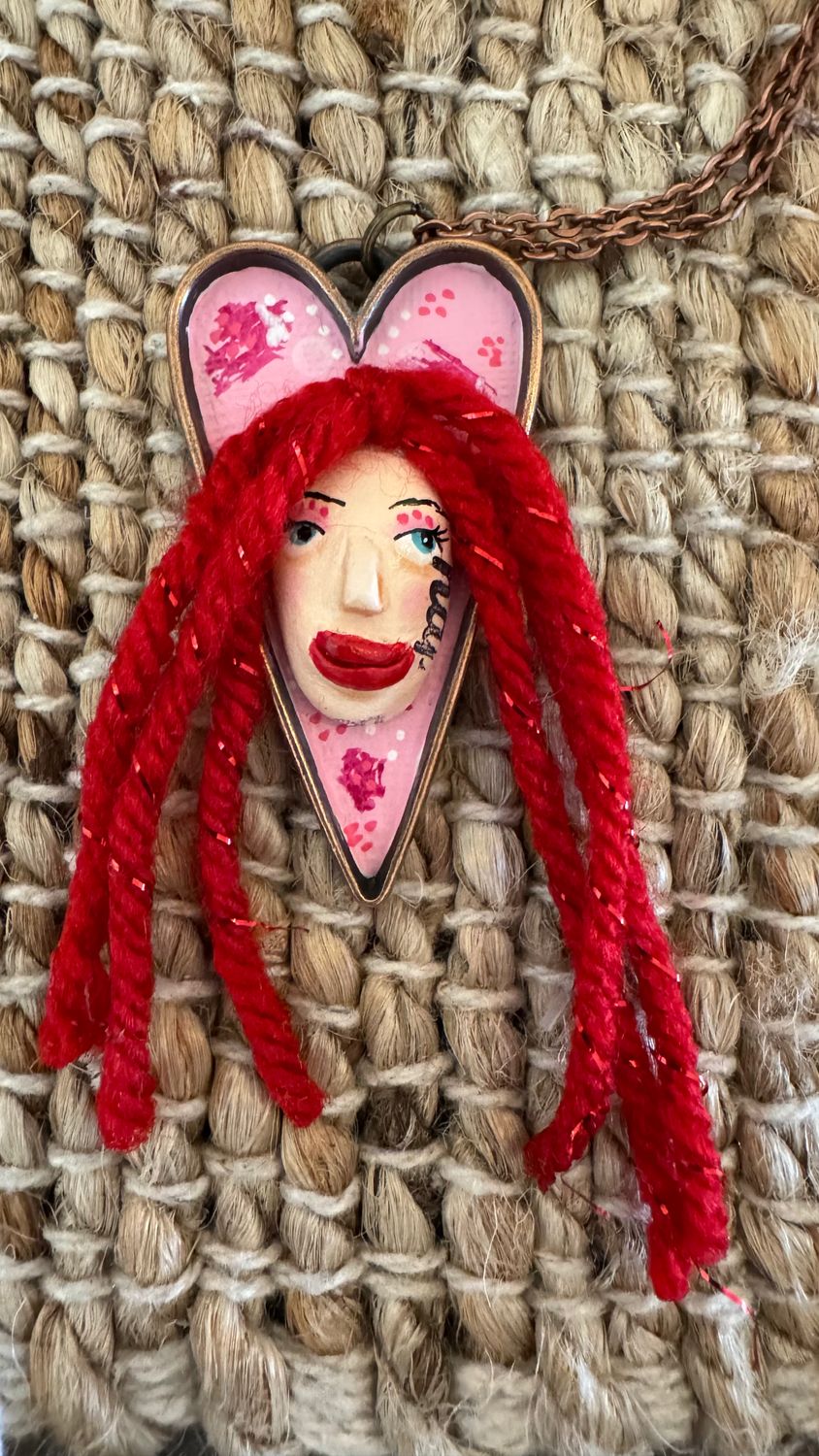 Face Pendant Necklace