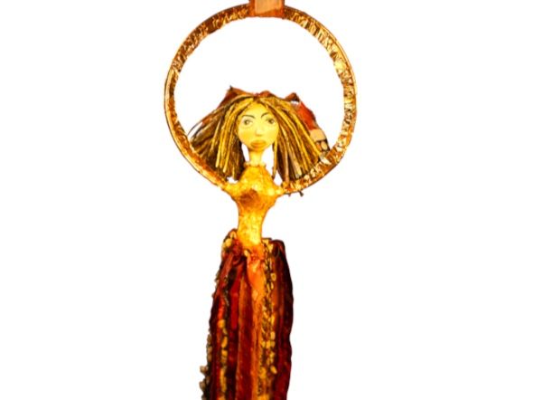 Copper Sunrise Wall Doll