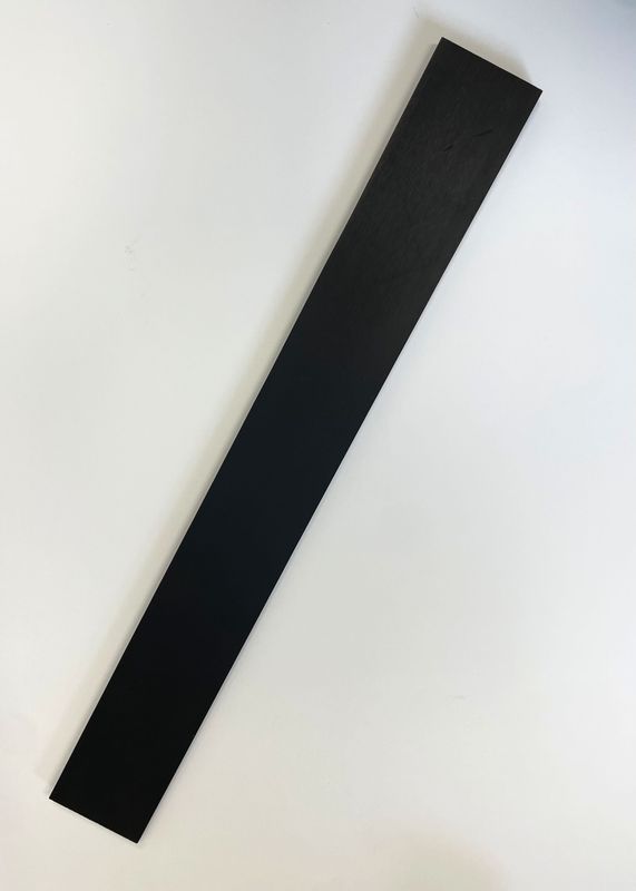 Guitar Fingerboard Blanks | Thermally Modified | Torrified Maple Infused with Resin | Obsidian Ebony - Real Wood Ebony Substitute