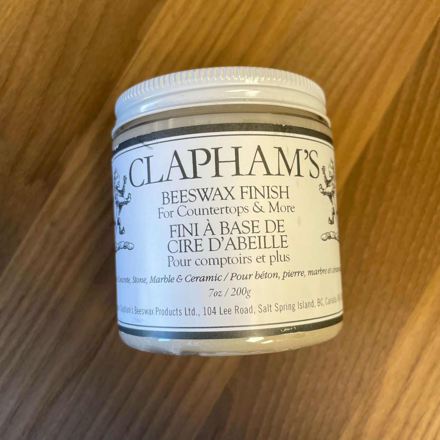 Chapham’s Beeswax | For Countertops & More | 7oz/200g