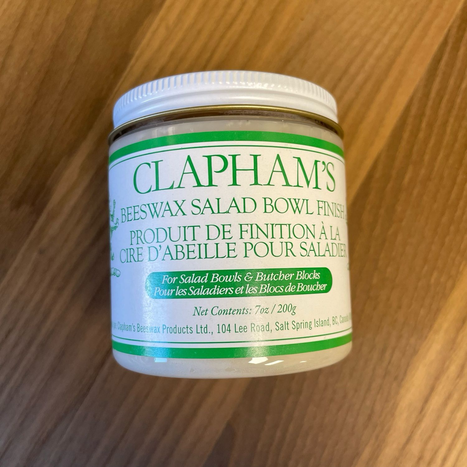 Chapham’s Beeswax | Salad Bowl Finish | 7oz/200g