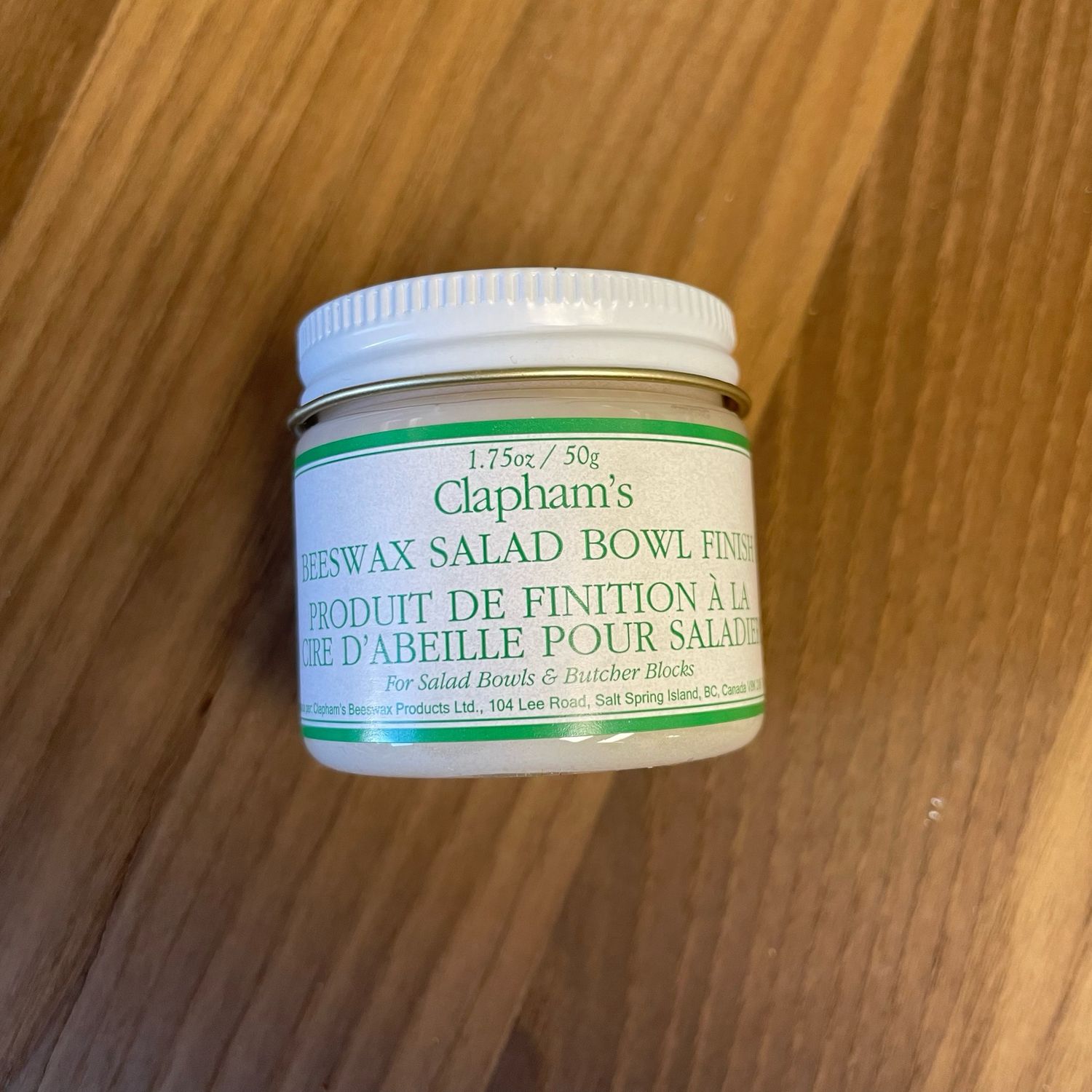 Chapham’s Beeswax | Salad Bowl Finish | 1.75oz/50g