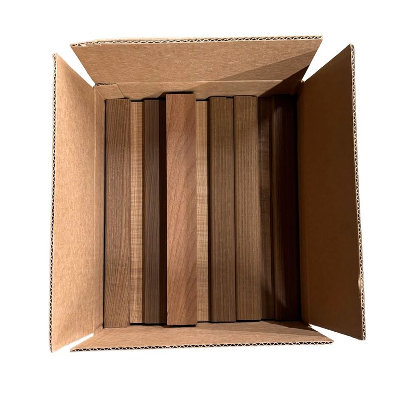 Hardwood Hobby Box | Thermally Modified | Mahogany, Maple, Ash & Red Oak | Assorted Box
