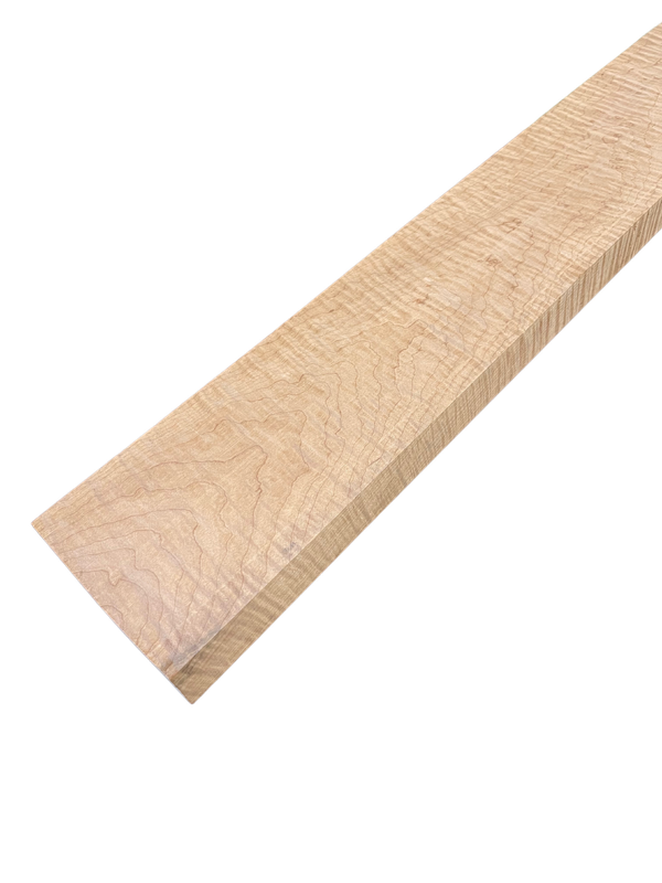 Master Grade Thermally Modified Soft Curly Maple Neck Blank