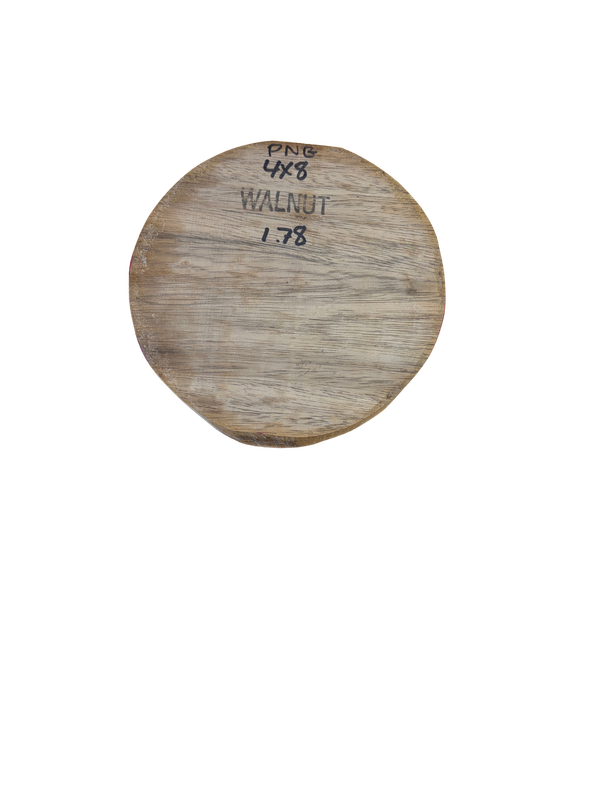 New Guinea Walnut Bowl Blank 4 New Guinea Walnut Bowl Blank 4"x 8" x 8"